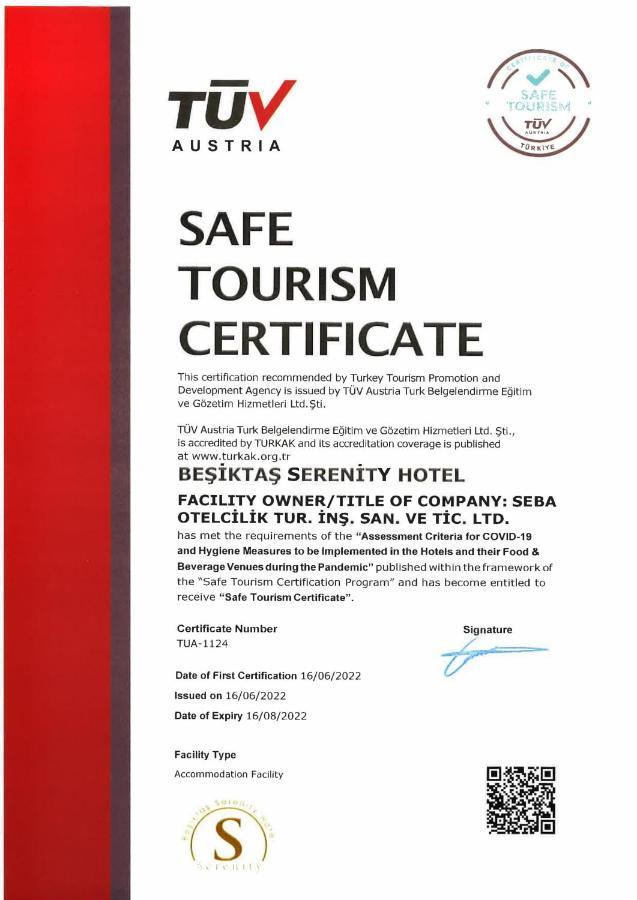 Besiktas Serenity Hotel Isztambul Kültér fotó
